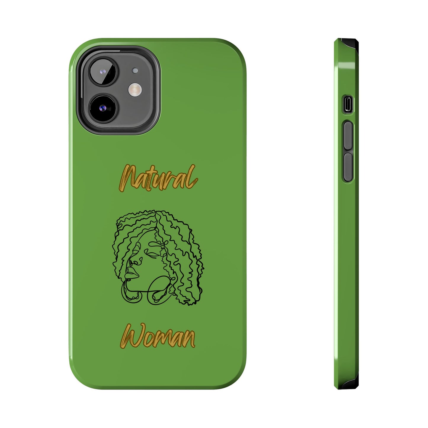 Natural Woman Naturally Me (BL)Tough Phone Cases GREEN