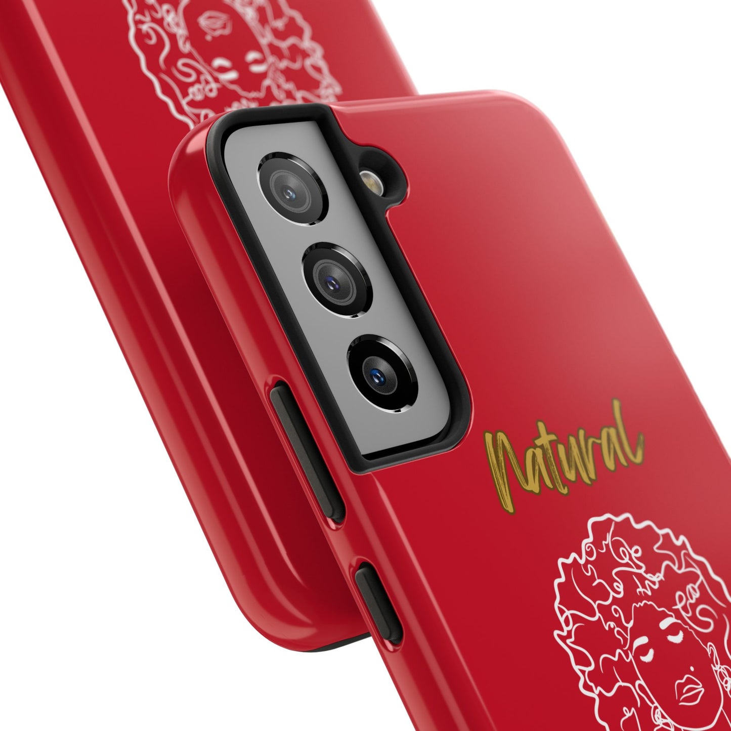 Natural Woman All About Me (WL)Tough Phone Cases DARK RED