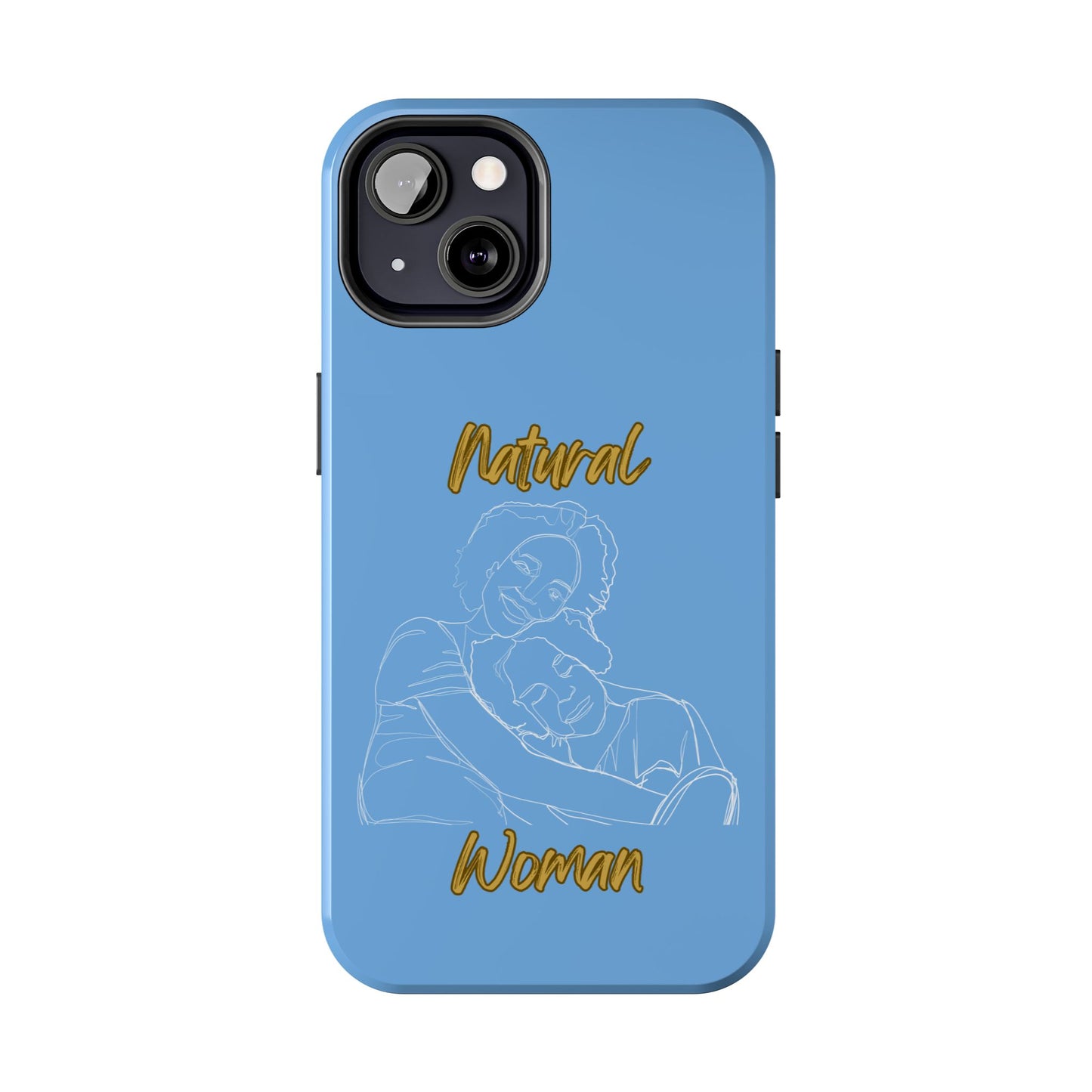 Natural Woman Loving Embrace (WL)Tough Phone Cases LIGHT BLUE