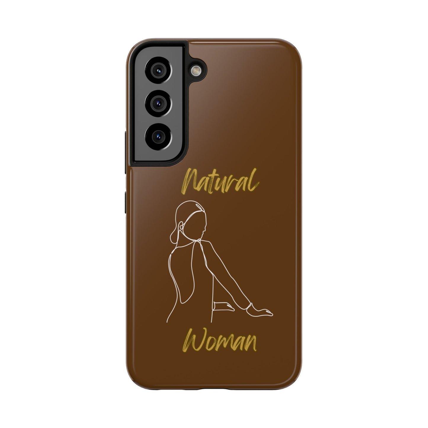 Natural Woman Hands Free (WL)Tough Phone Cases BROWN