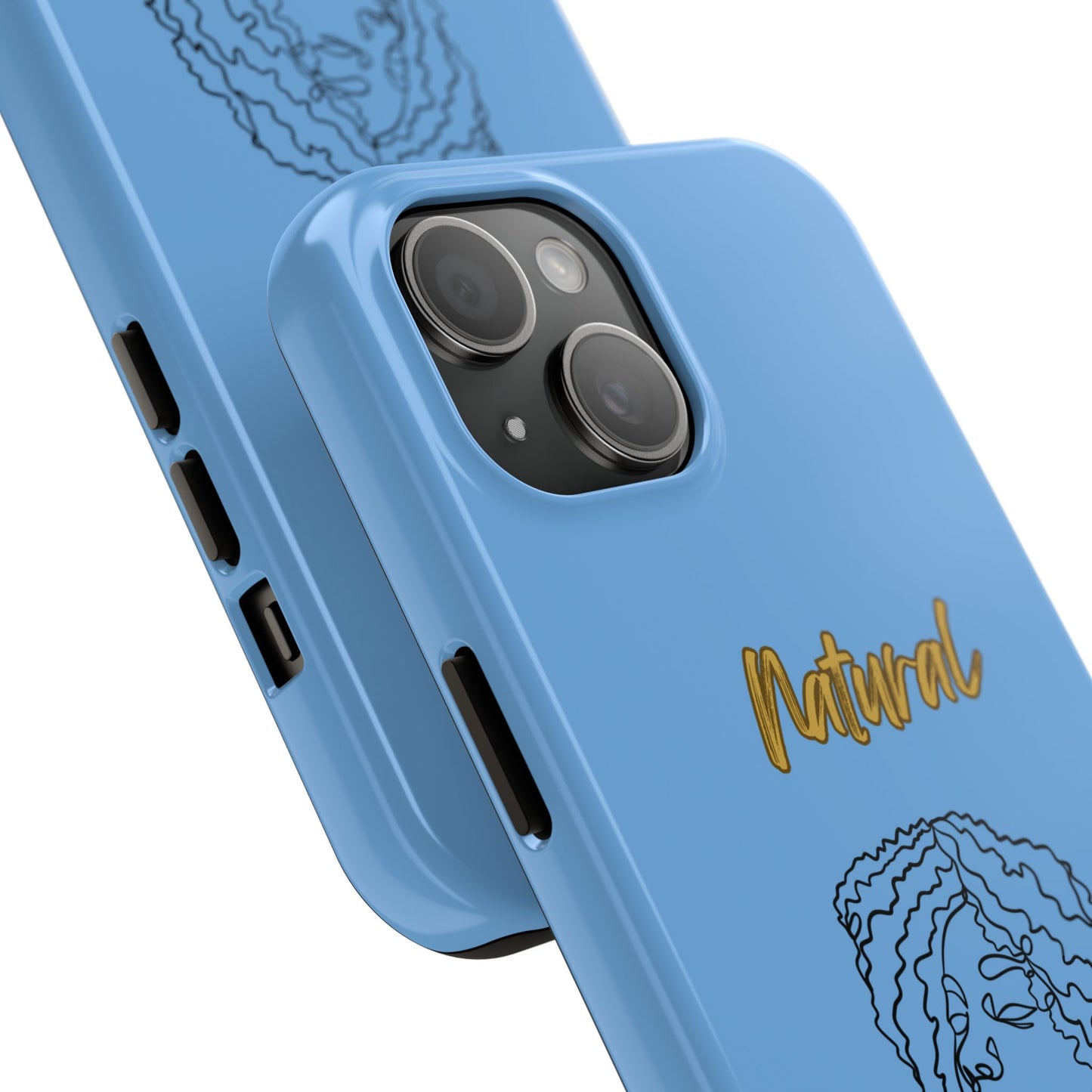 Natural Woman Naturally Me (BL)Tough Phone Cases LIGHT BLUE