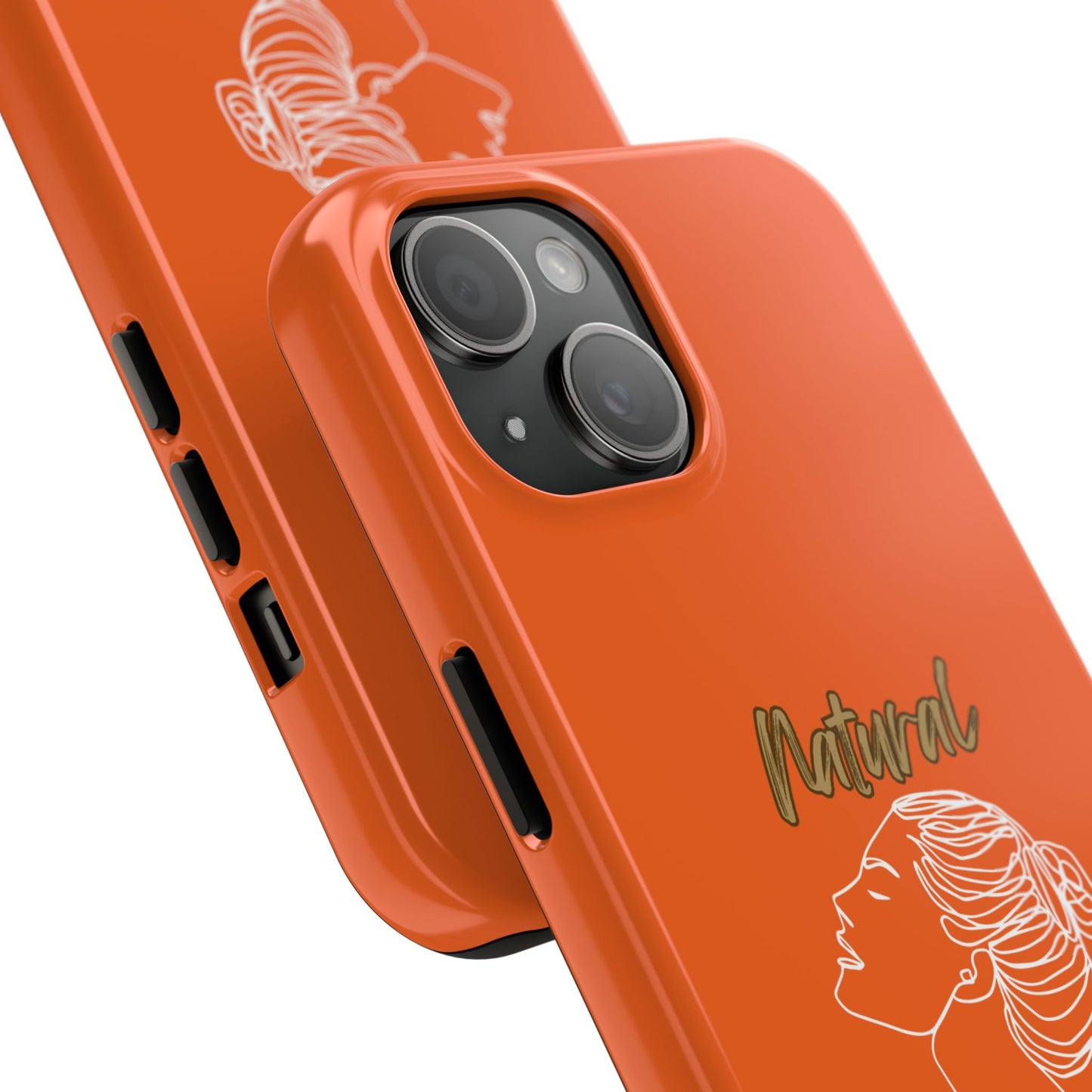 Natural Woman Wet Bun (WL) Tough Phone Cases ORANGE