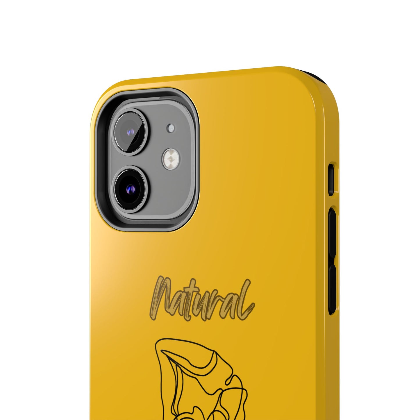 Natural Woman Flexible (BL)Tough Phone Cases YELLOW