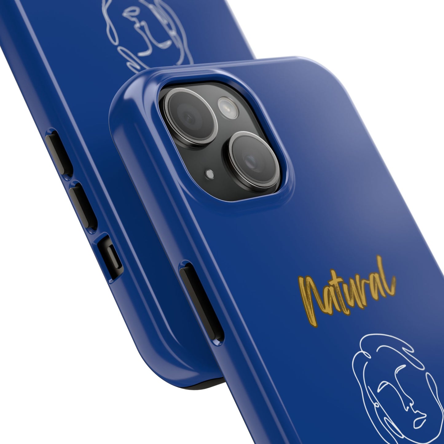 Natural Woman Hello (WL)Tough Phone Cases DARK BLUE
