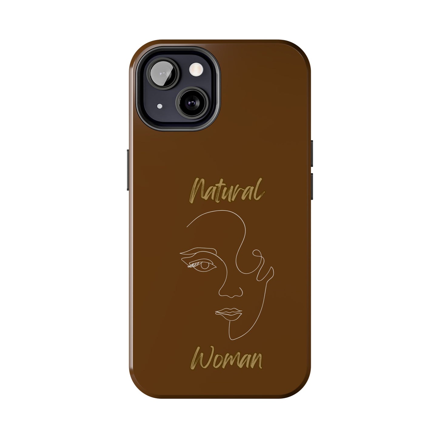 Natural Woman Looking (WL) Tough Phone Cases BROWN