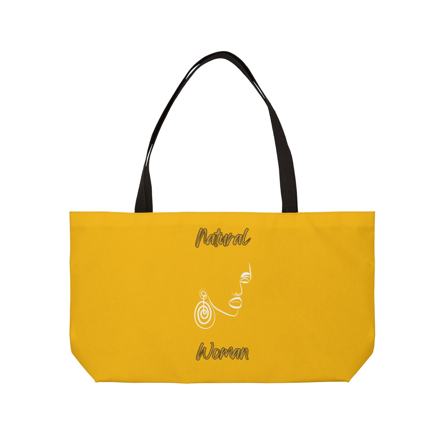Natural Woman Music In My Soul (WL) Weekender Tote Bag YELLOW