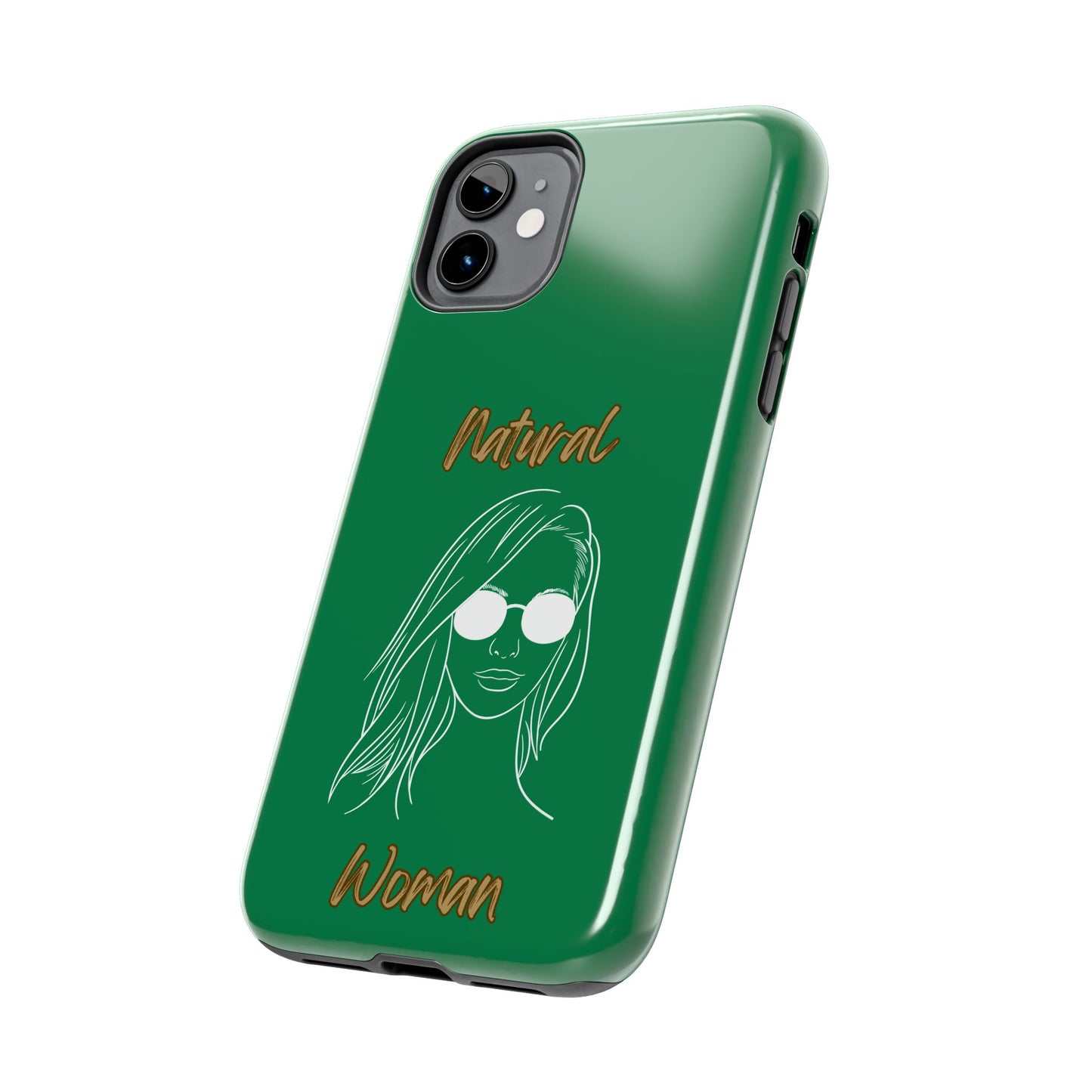 Natural Woman Shades (WL)Tough Phone Cases DARK GREEN