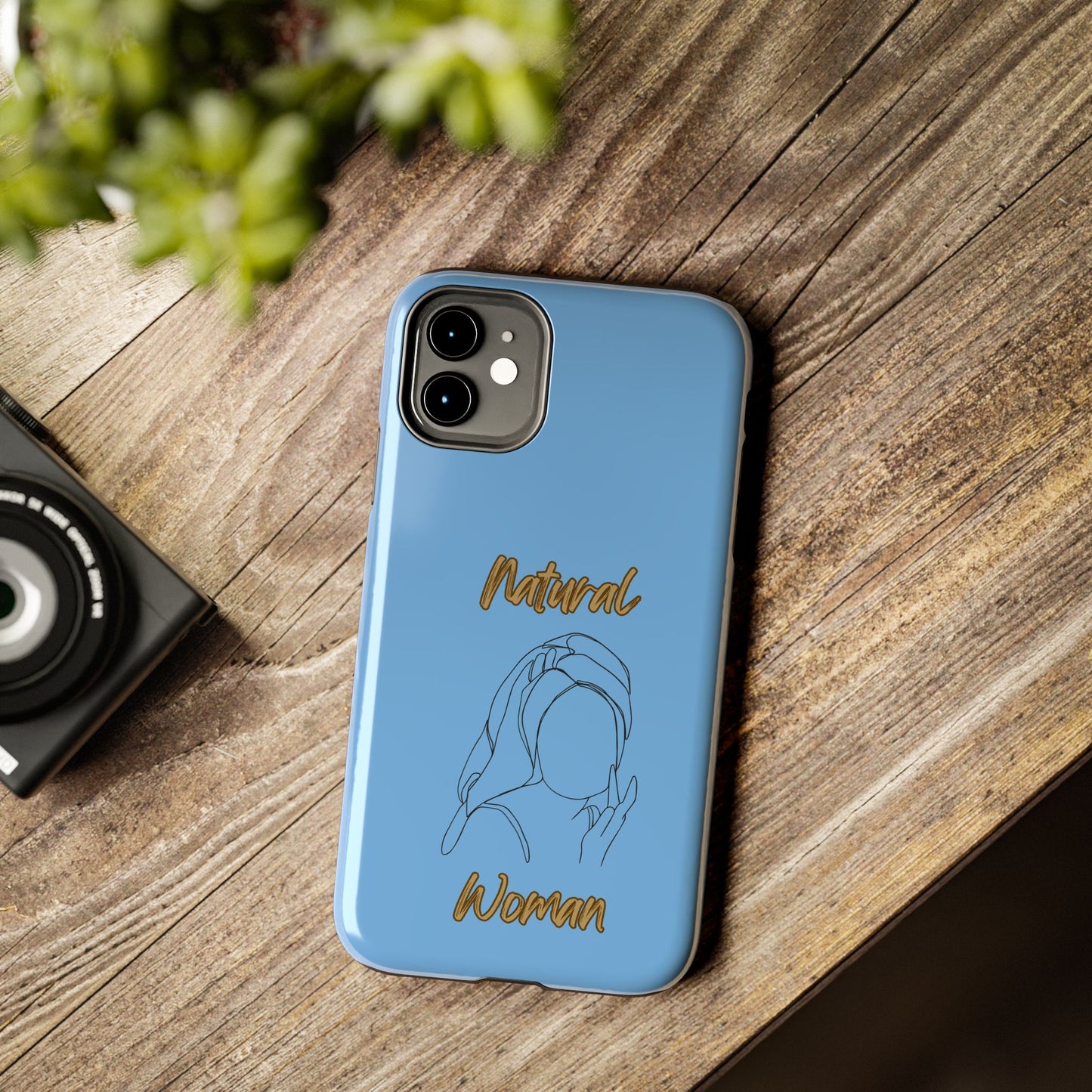 Natural Woman Towel Wrapped (BL)Tough Phone Cases LIGHT BLUE
