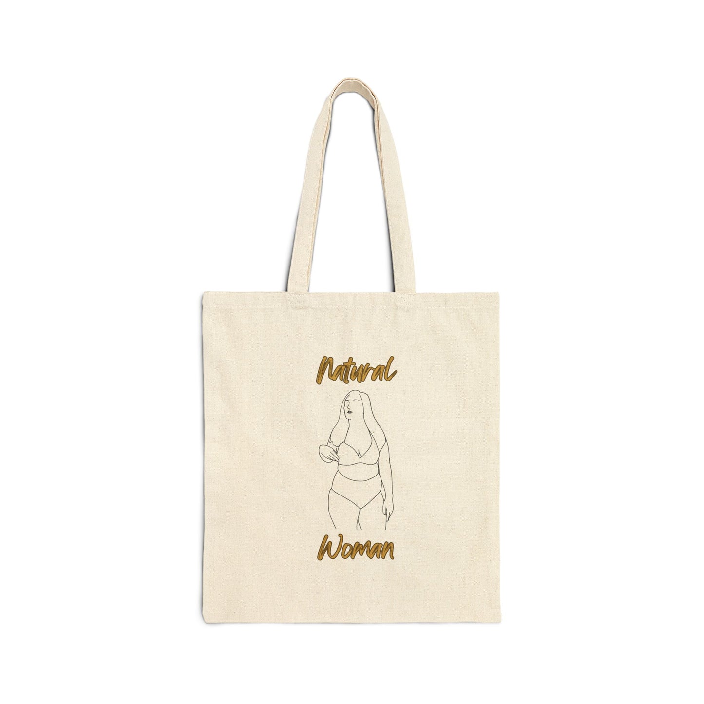 Natural Woman Full Beauty (BL) Canvas Tote Bag