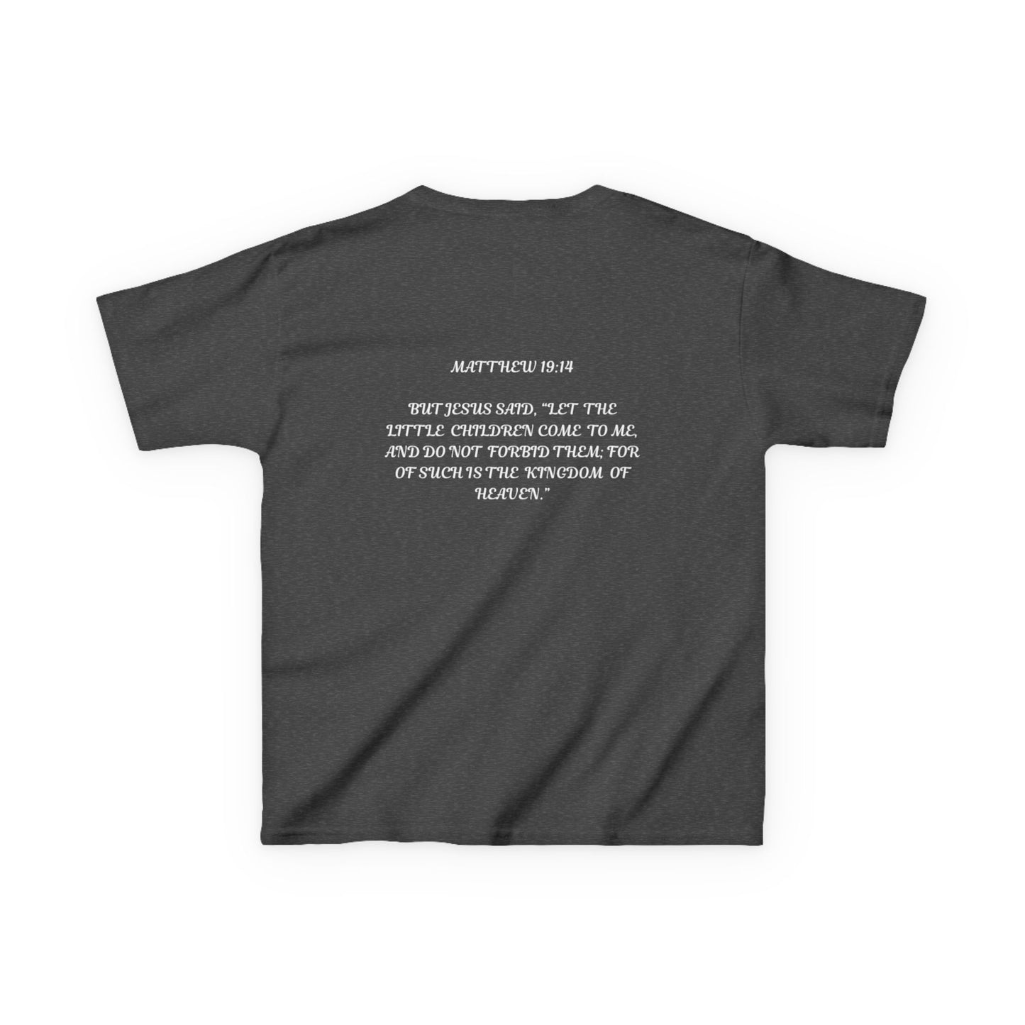 Children of the King Inspirational Kids Cotton T-Shirt (BL)