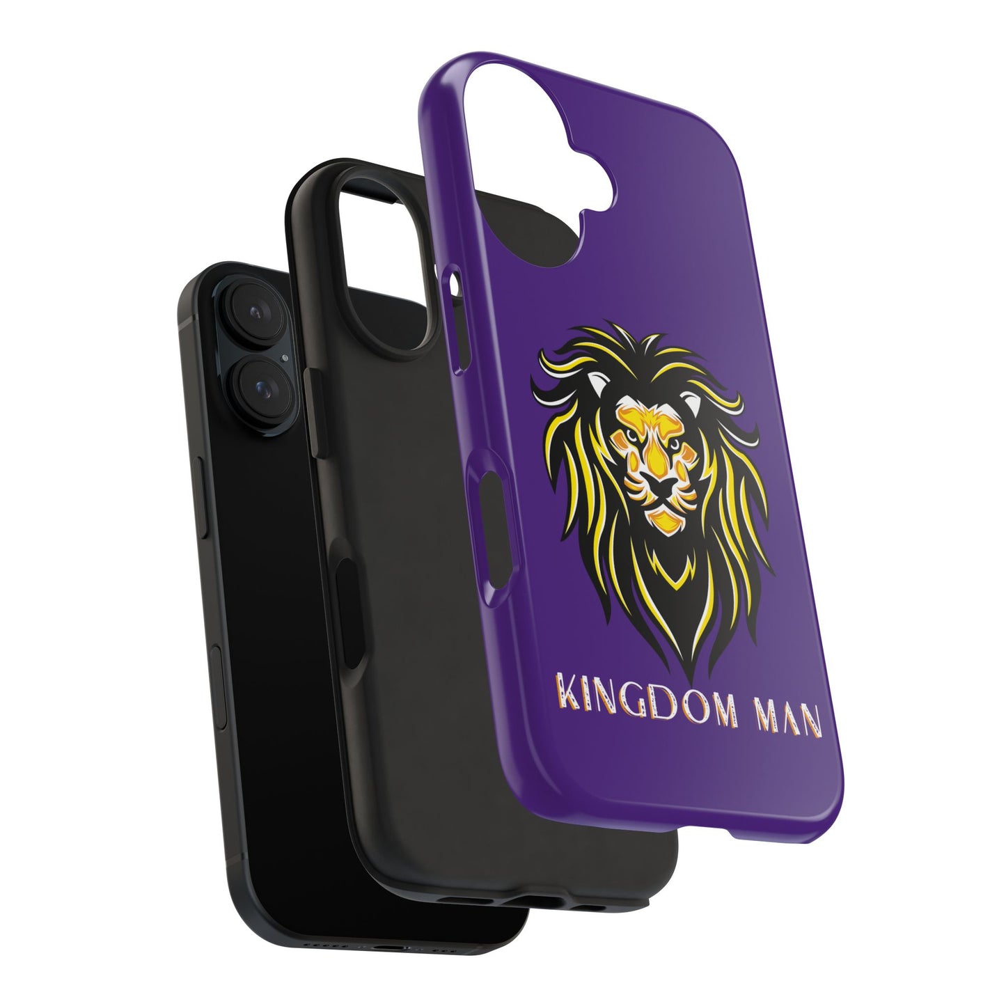 Kingdom Man (White-Gold Label) Tough Phone Case PURPLE