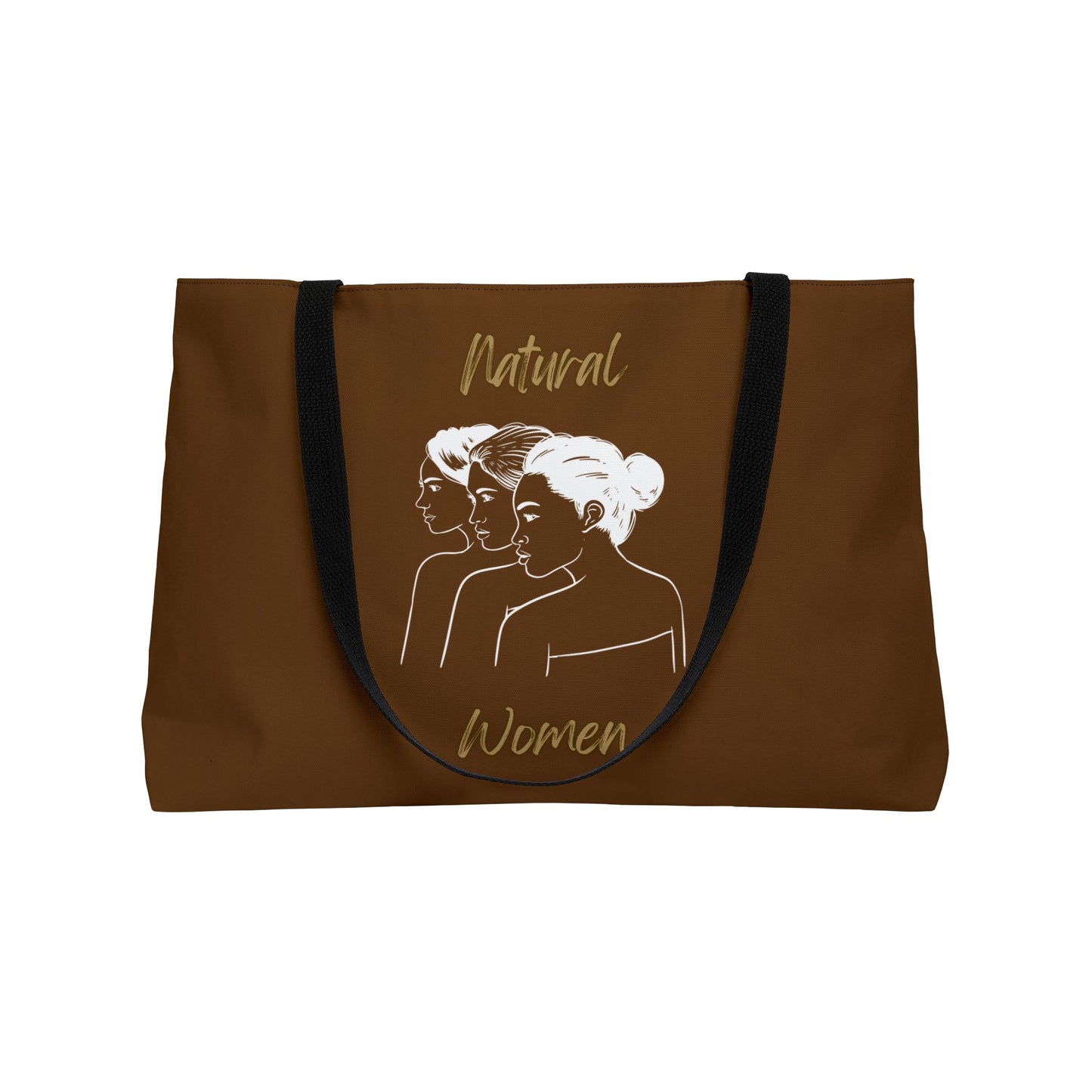 Natural Women United Friends (WL) Weekender Tote Bag BROWN