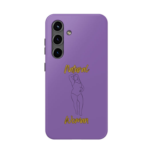 Natural Woman Looking Good (BL)Tough Phone Cases LIGHT PURPLE