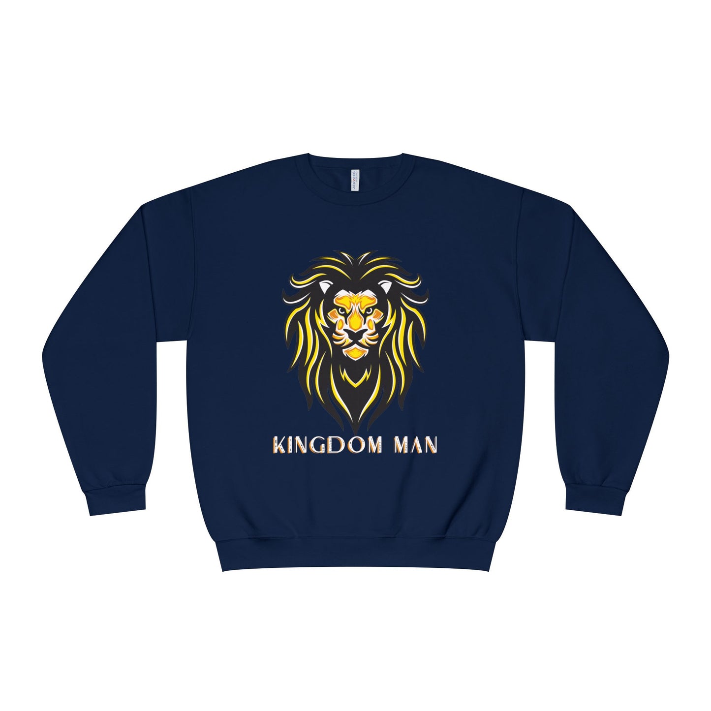 Kingdom Man (White/Gold) Crewneck Sweatshirt