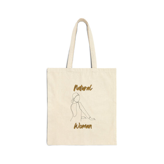 Natural Woman Hands Ready (BL) Canvas Tote Bag
