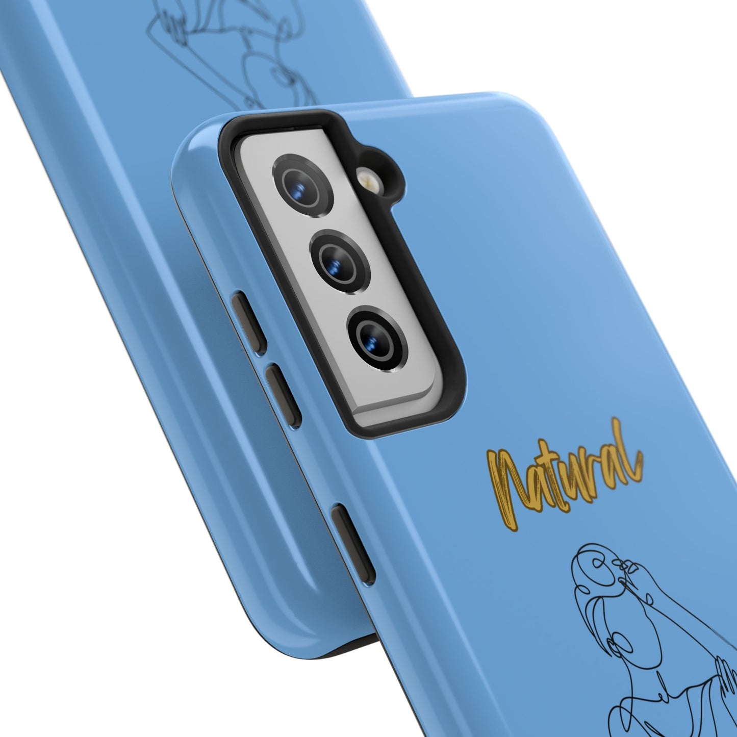 Natural Woman Style (BL)Tough Phone Cases LIGHT BLUE