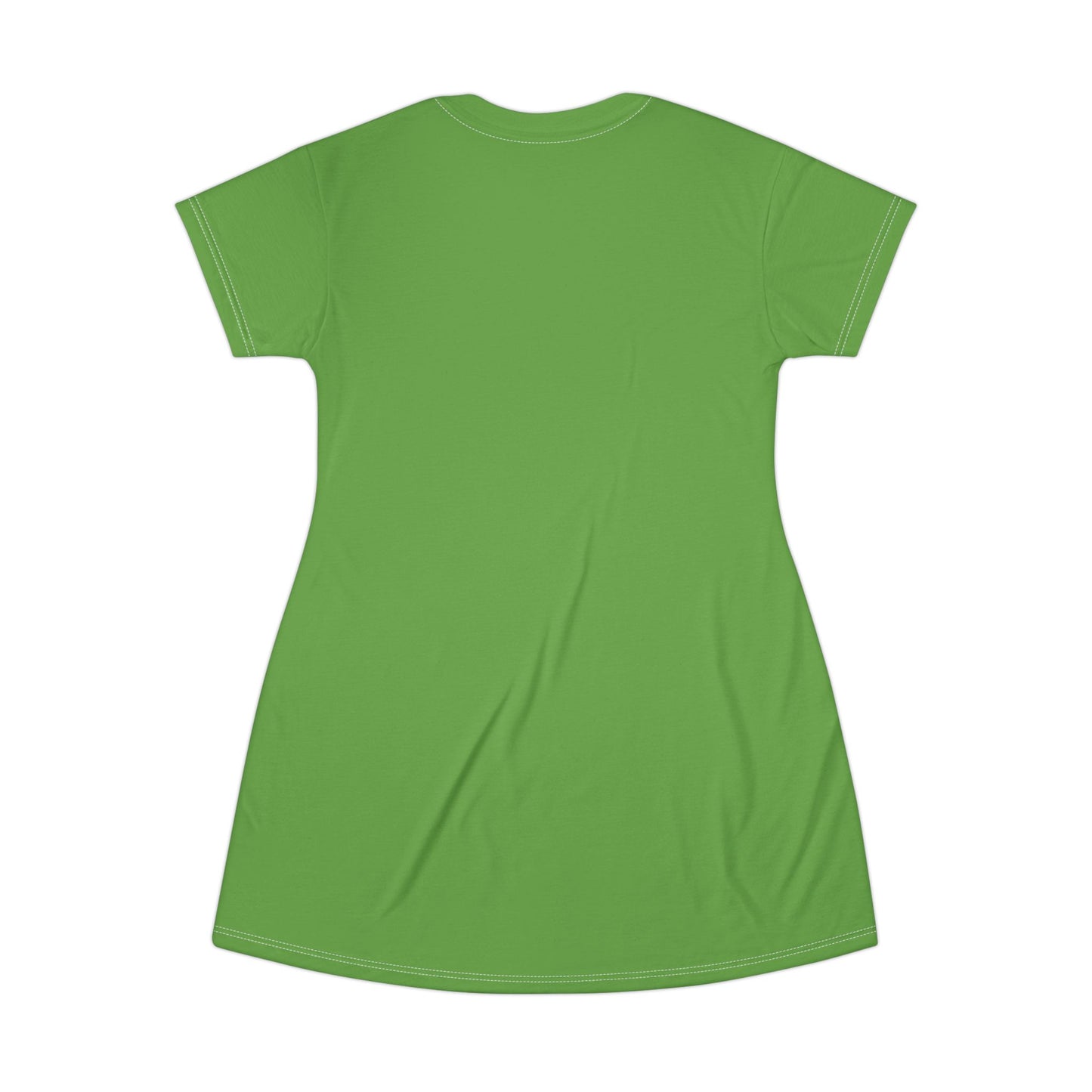 Strong Momma T-Shirt Dress (AOP/BL) Green