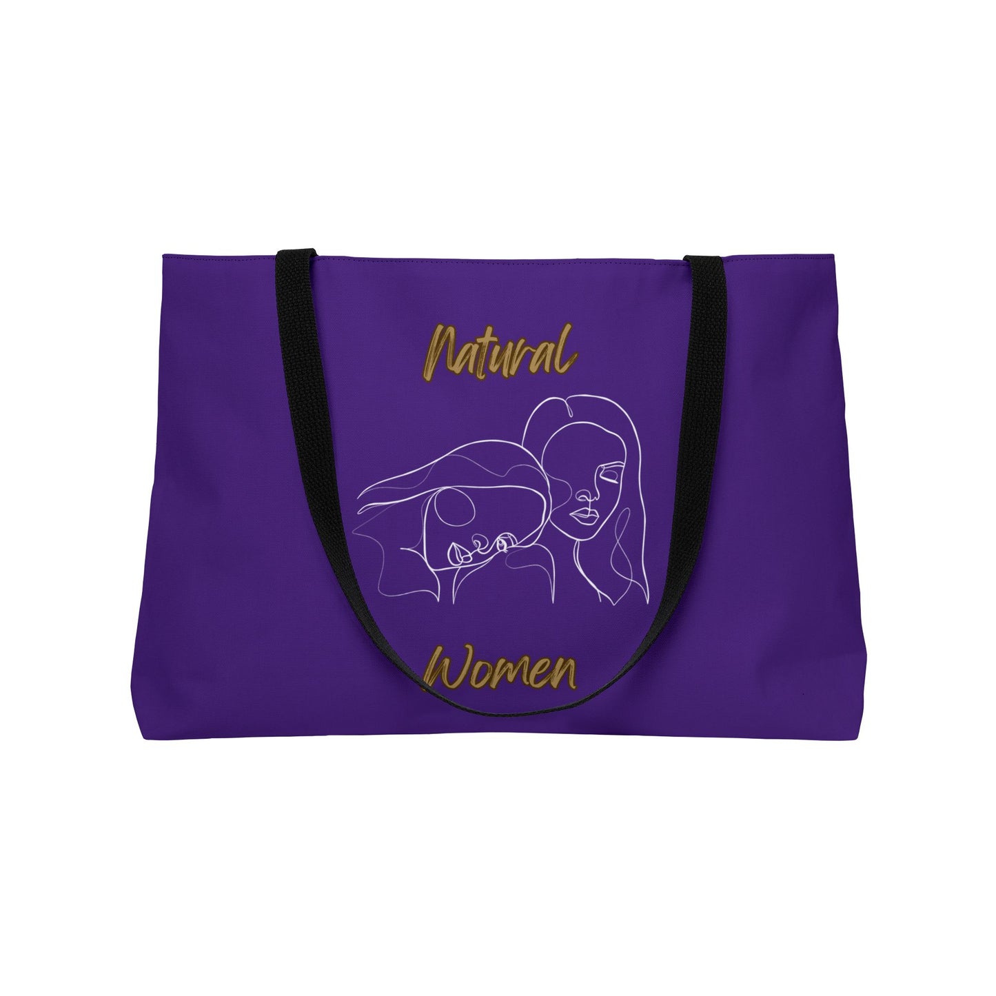 Natural Women Sisters (WL) Weekender Tote Bag PURPLE
