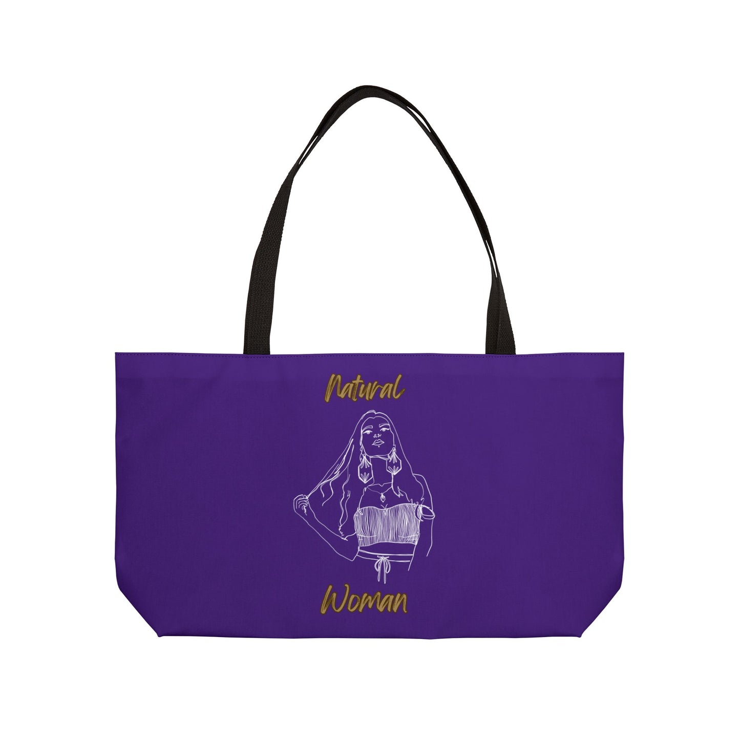 Natural Woman Thinking (WL) Weekender Tote Bag  PURPLE