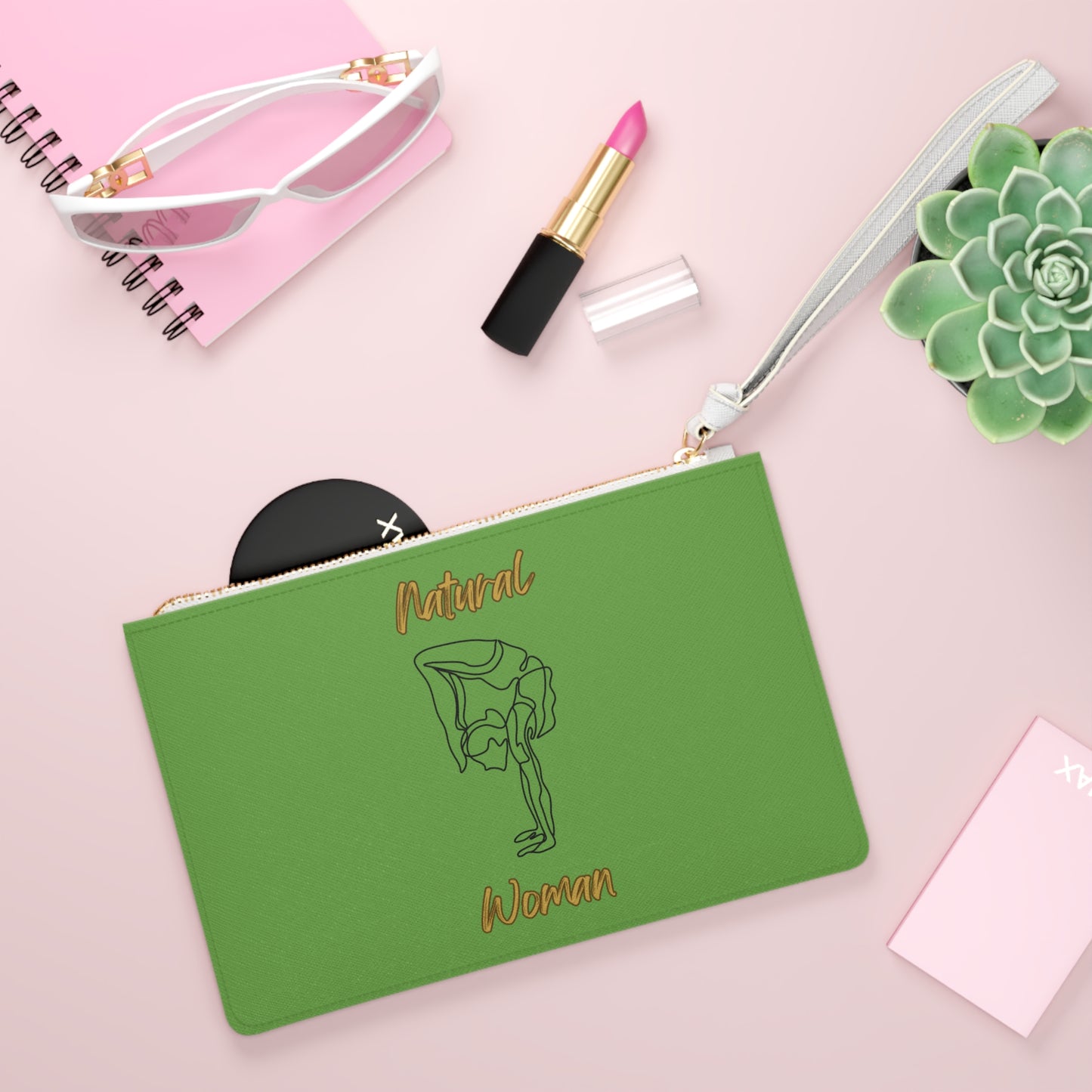 Natural Woman Flexible (BL) Clutch Bag GREEN