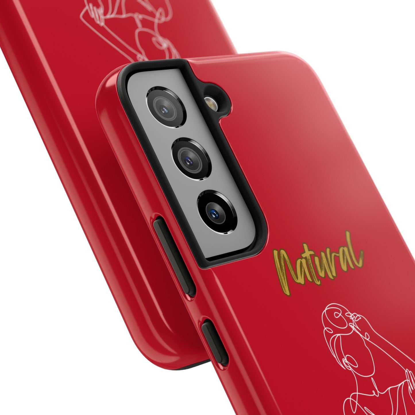 Natural Woman Style (WL)Tough Phone Cases DARK RED
