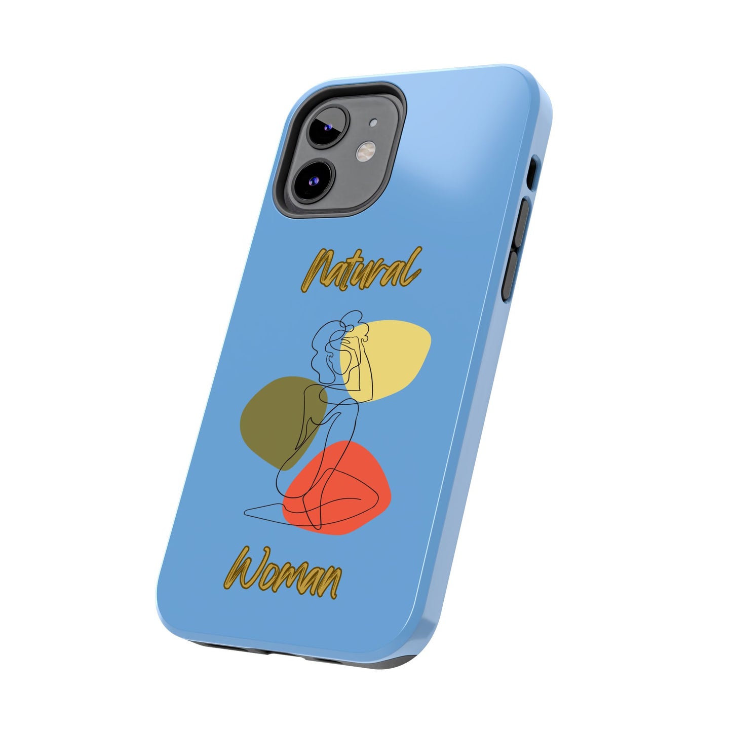 Natural Woman Colorful Pose (BL)Tough Phone Cases LIGHT BLUE