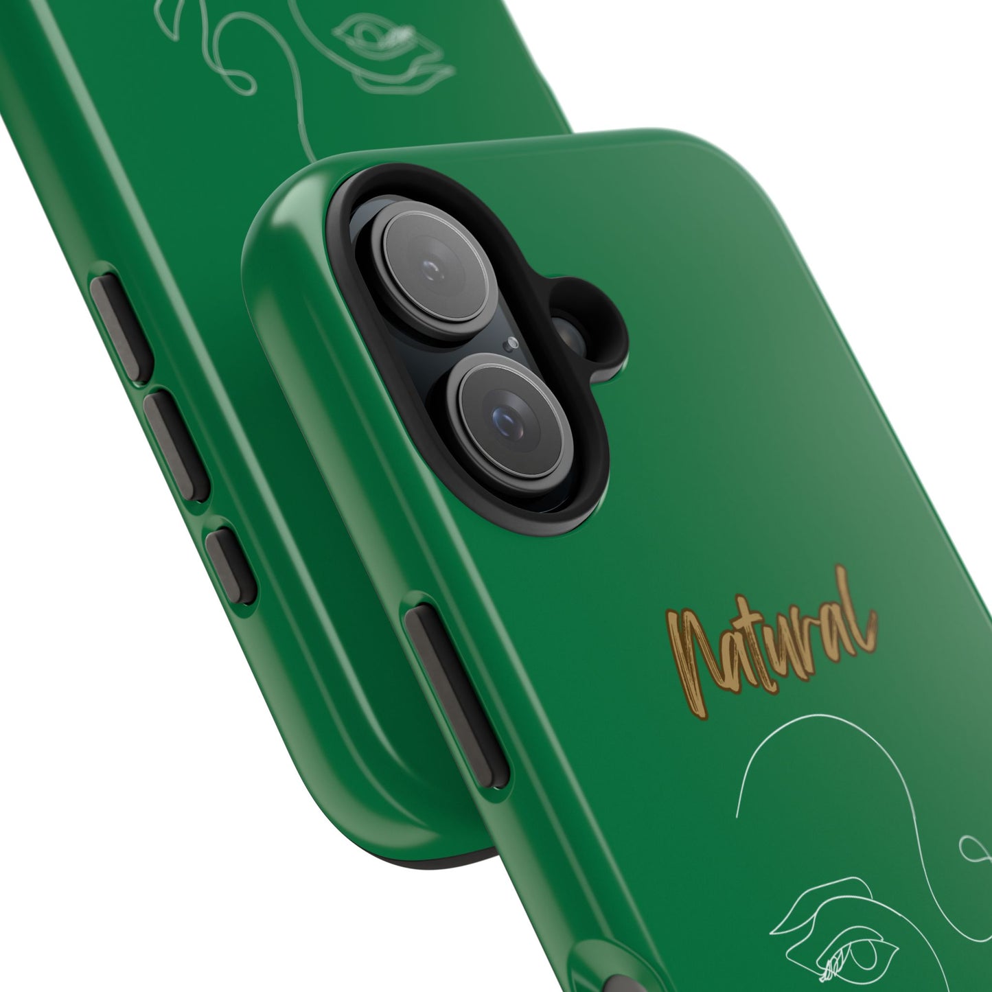 Natural Woman Looking (WL) Tough Phone Cases DARK GREEN