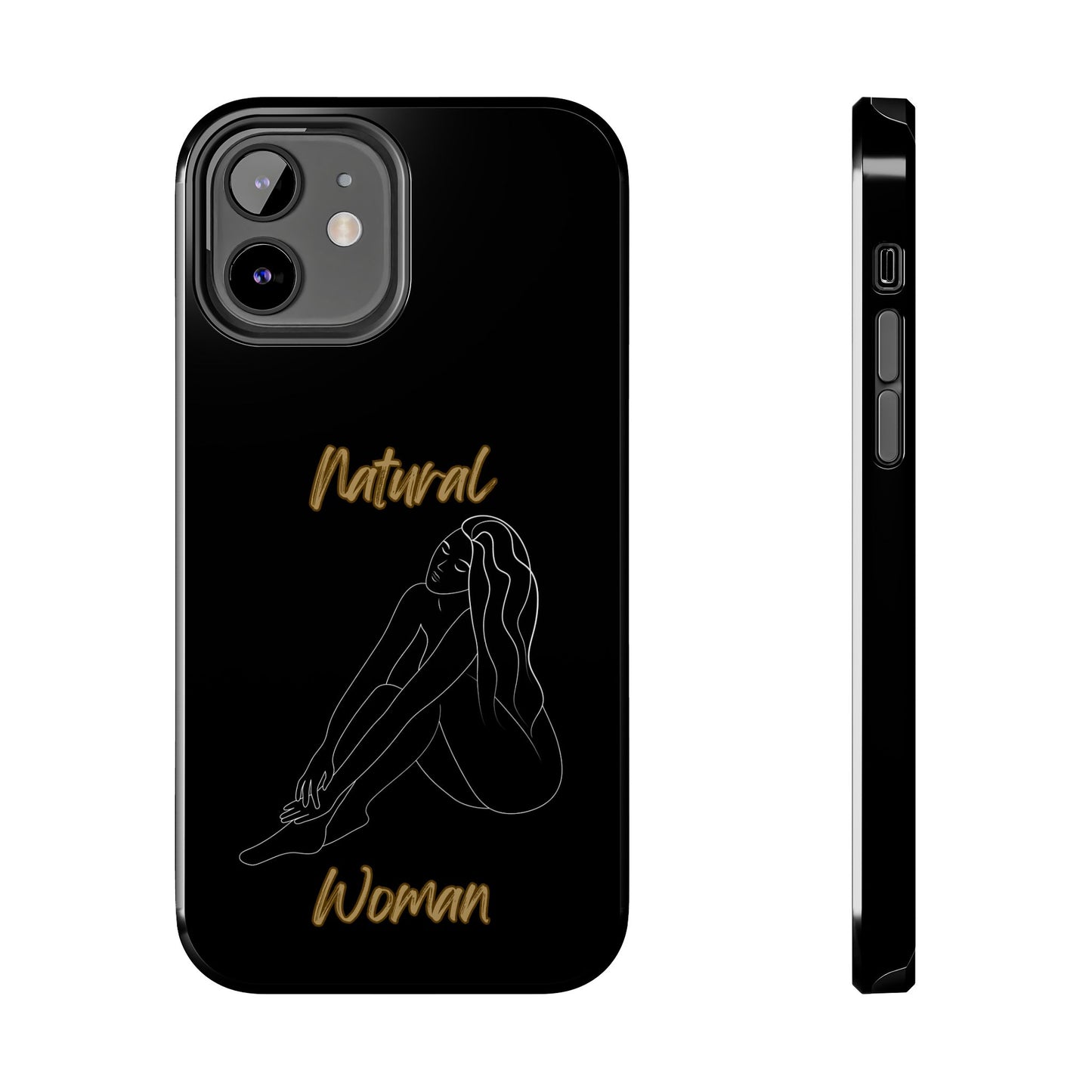 Natural Woman Beauty (WL) Tough Phone Cases BLACK