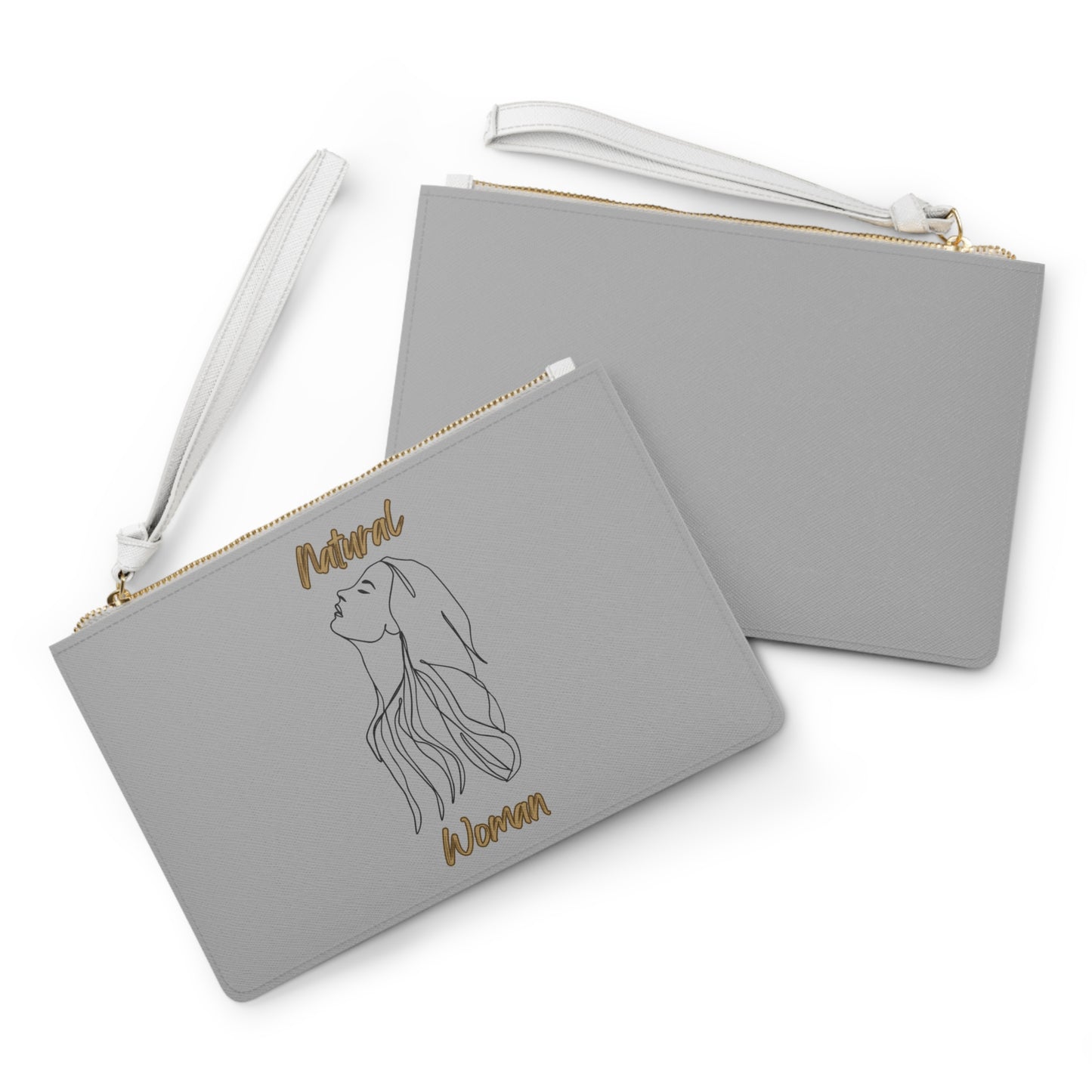 Natural Woman Appreciation (BL) Clutch Bag LIGHT GREY