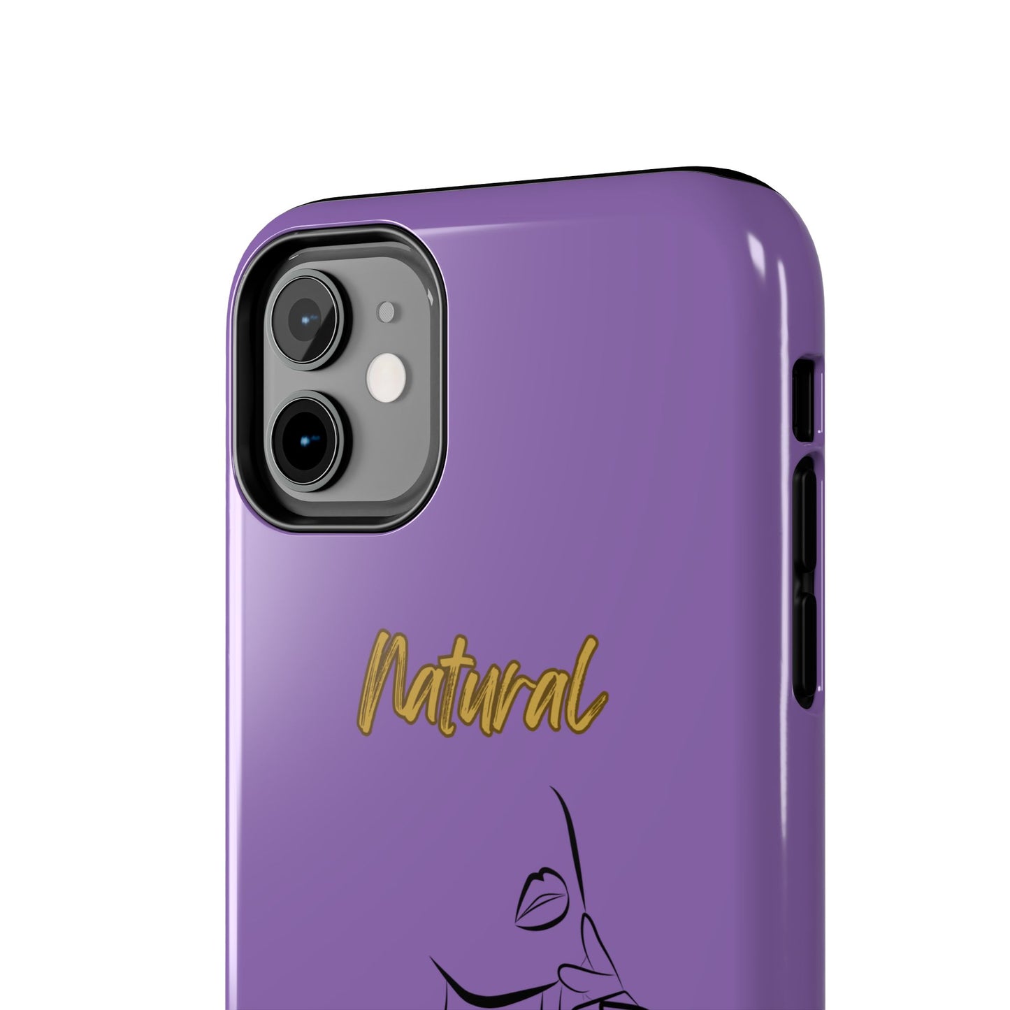 Natural Woman Chin Up (BL)Tough Phone Cases LIGHT PURPLE