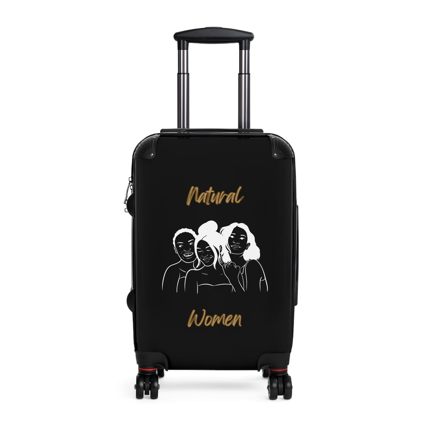 Natural Woman Laughing Friends (WL) Suitcase BLACK