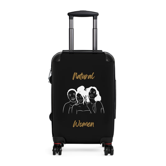 Natural Woman Laughing Friends (WL) Suitcase BLACK
