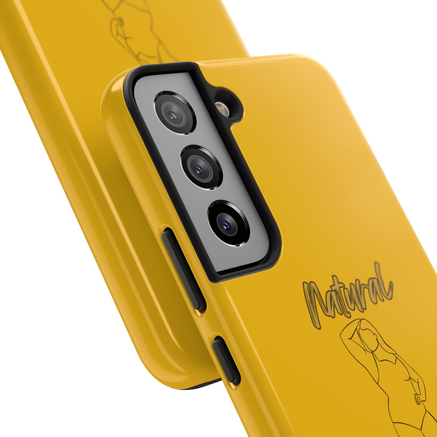 Natural Woman Looking Good (BL)Tough Phone Cases YELLOW
