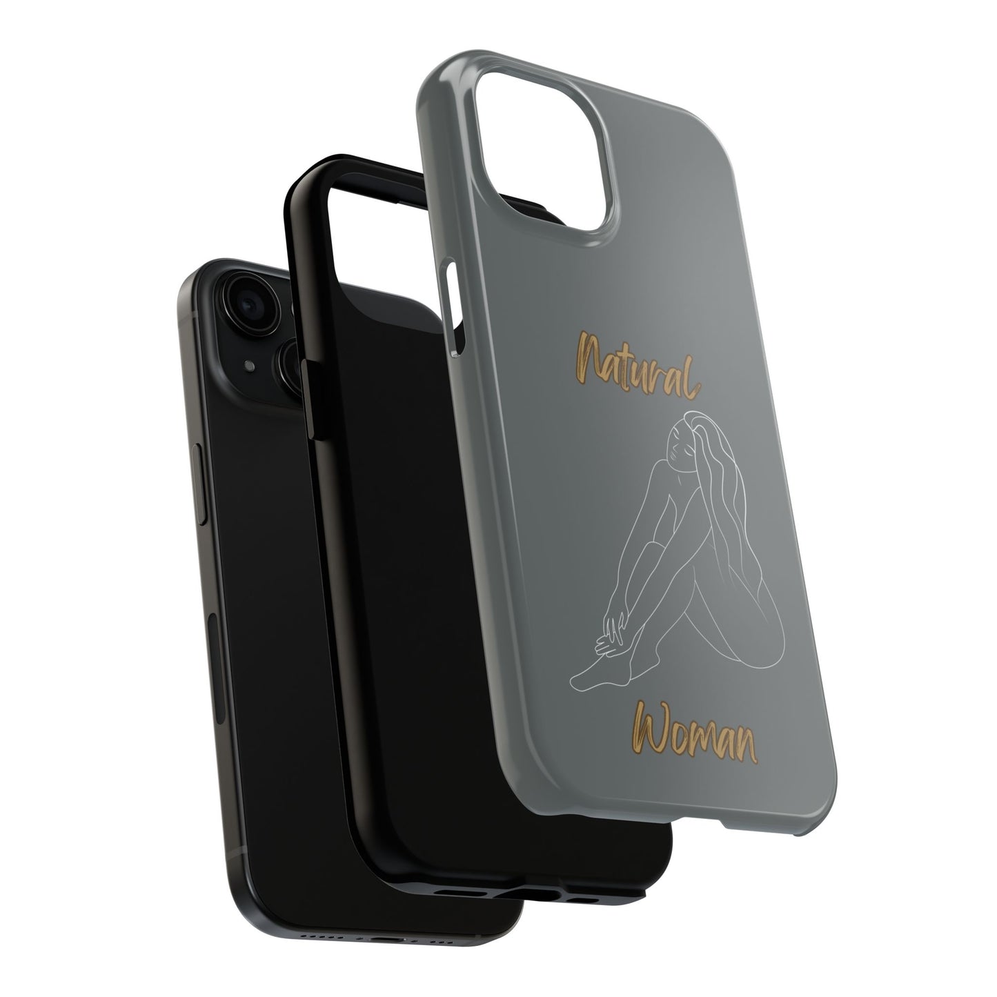 Natural Woman Beauty (WL) Tough Phone Cases DARK GREY
