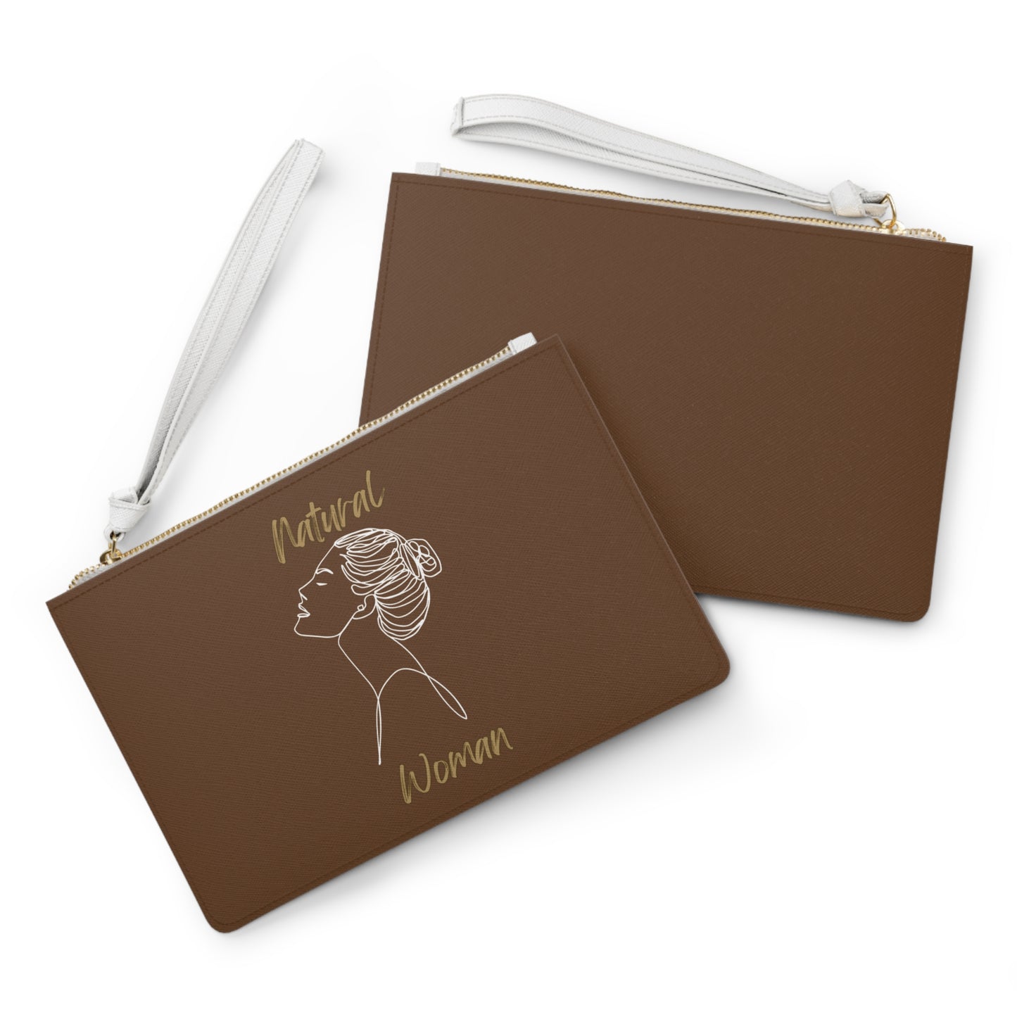 Natural Woman Wet Bun (WL) Clutch Bag BROWN