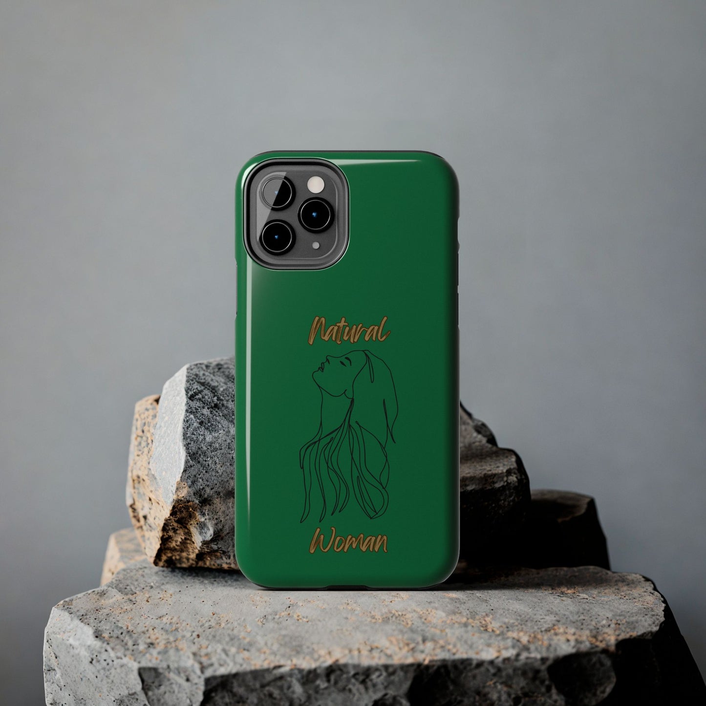 Natural Woman Appreciation (BL) Tough Phone Cases DARK GREEN