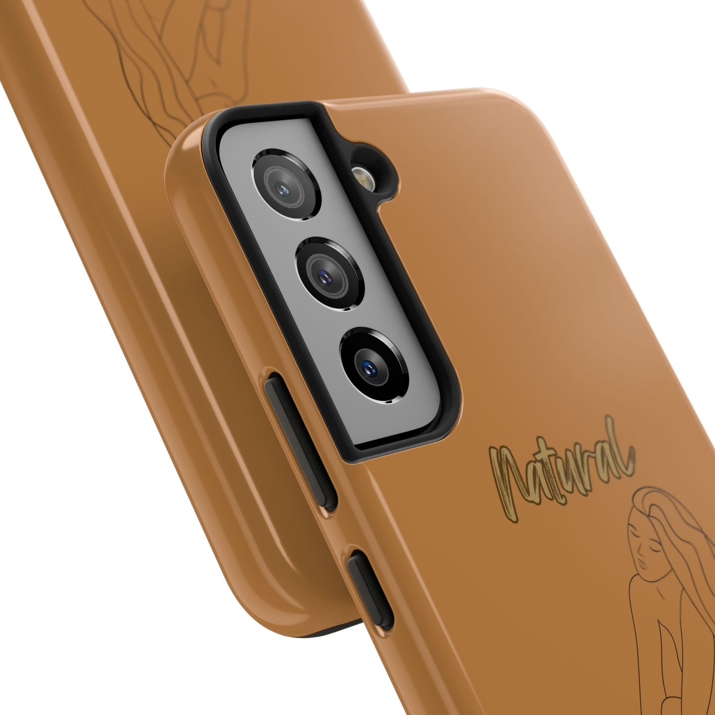 Natural Woman Beauty (BL) Tough Phone Cases LIGHT BROWN
