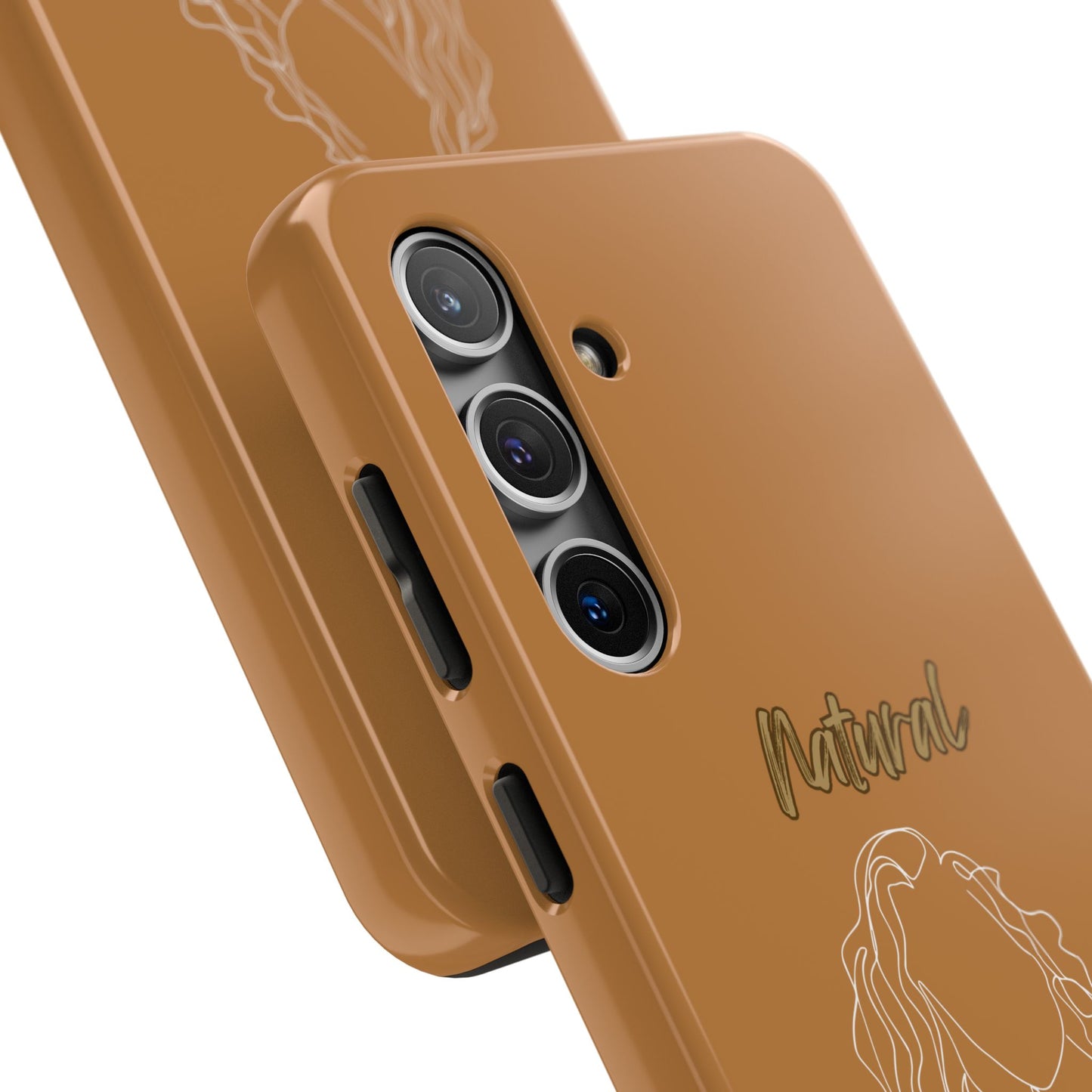 Natural Woman Relaxed (WL) Tough Phone Cases LIGHT BROWN