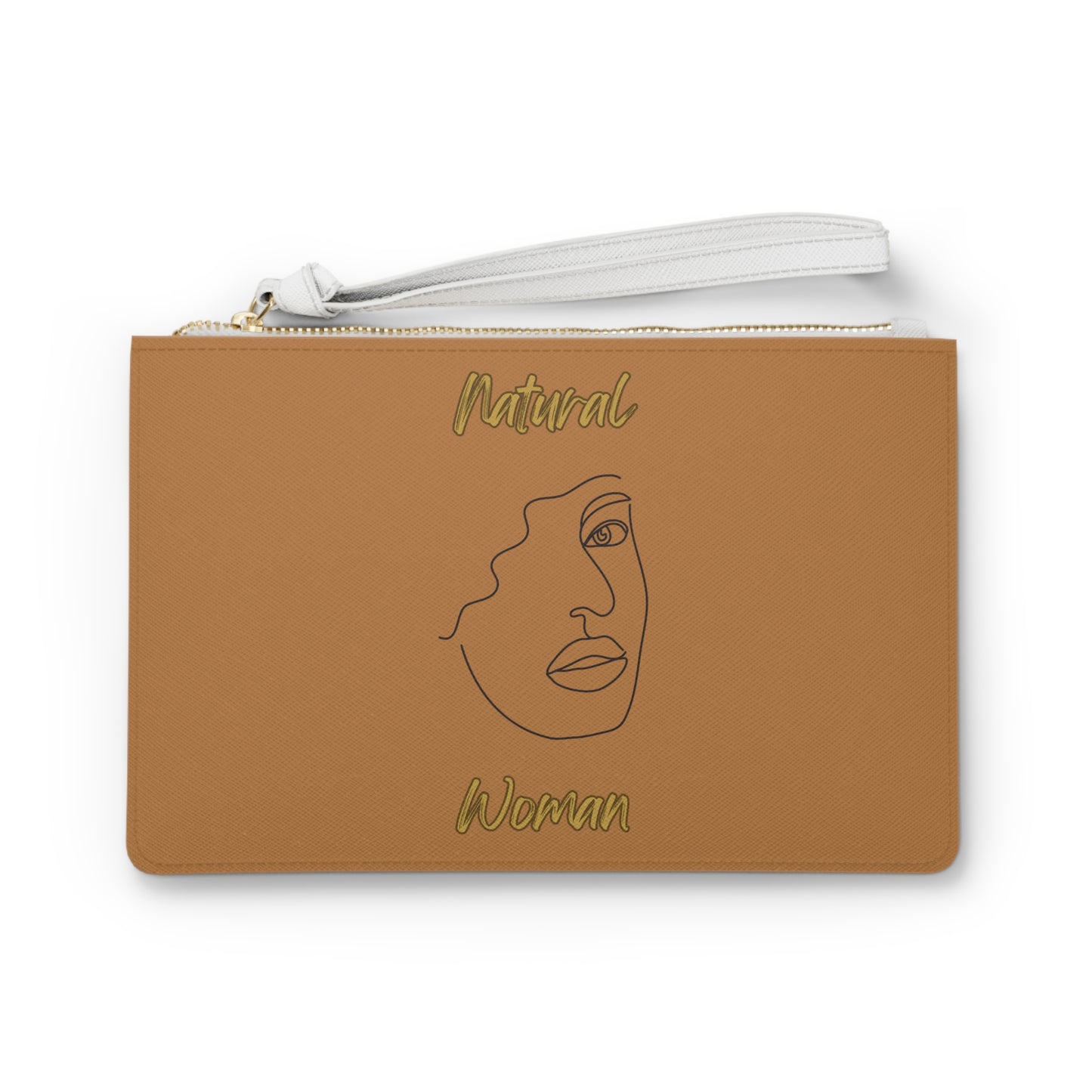 Natural Woman Peekaboo (BL) Clutch Bag LIGHT BROWN