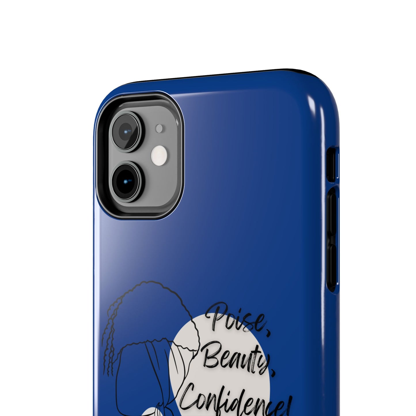 Natural Woman Puff (BL)Tough Phone Cases DARK BLUE