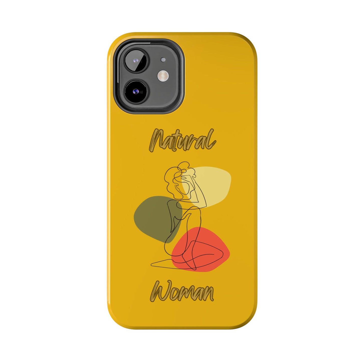 Natural Woman Colorful Pose (BL)Tough Phone Cases YELLOW