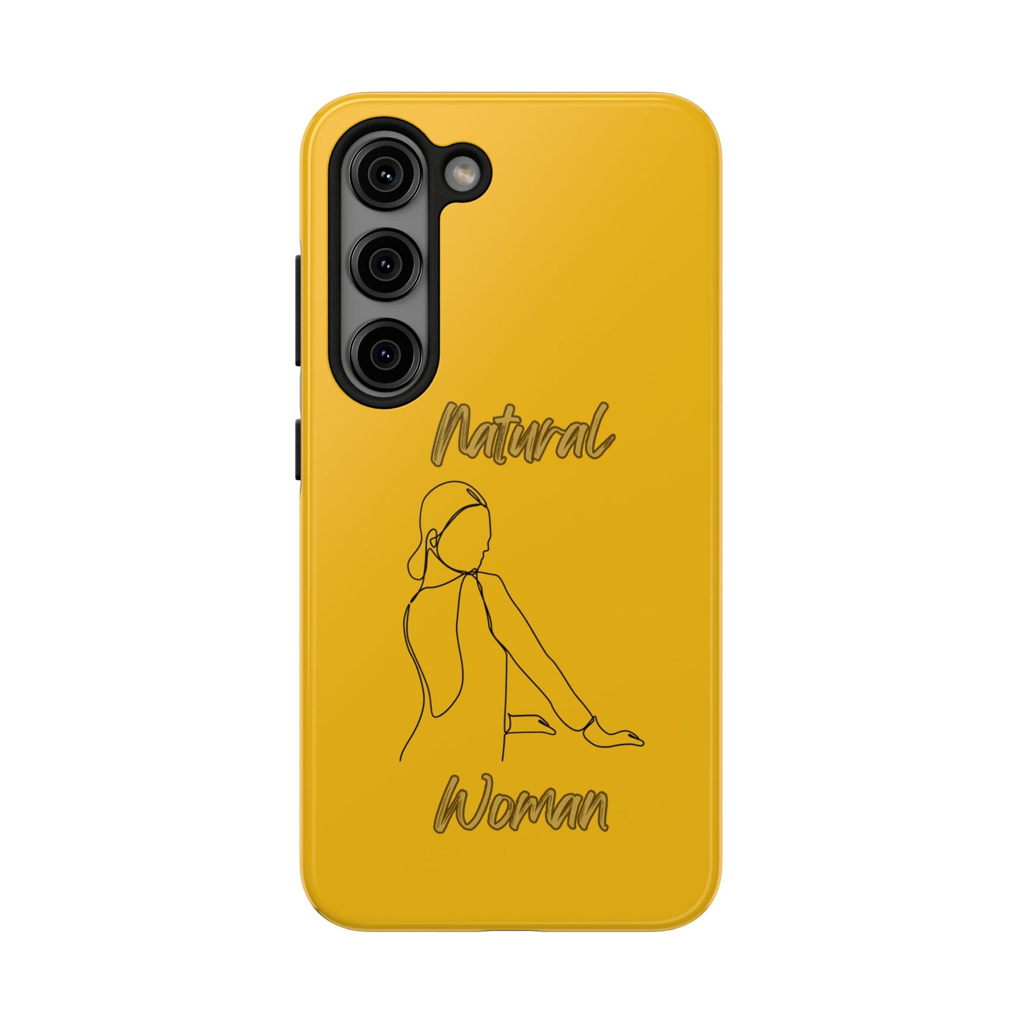 Natural Woman Hands Free (BL)Tough Phone Cases YELLOW
