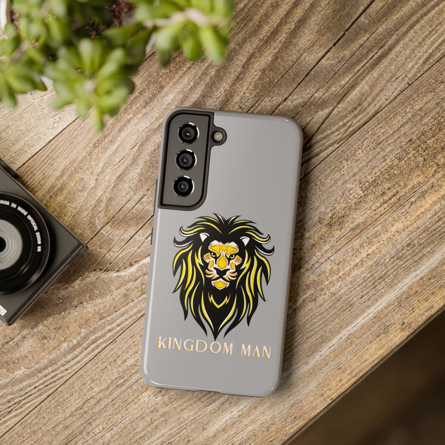 Kingdom Man (White-Gold Label) Tough Phone Case LIGHT GREY