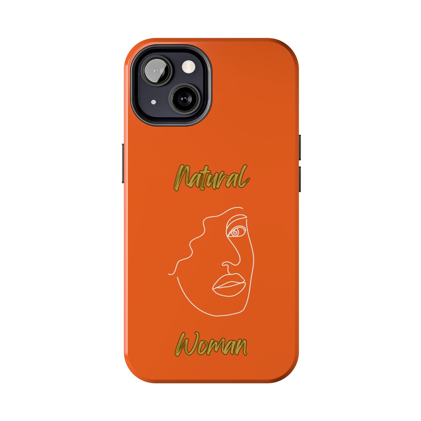 Natural Woman Peekaboo (WL)Tough Phone Cases ORANGE