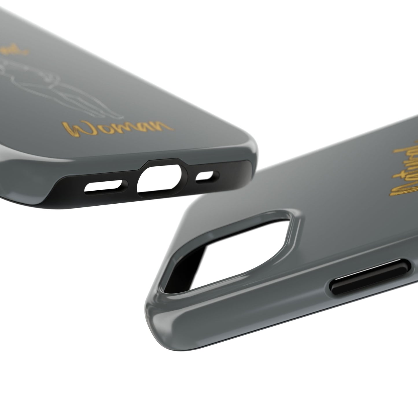 Natural Woman Looking Good (WL)Tough Phone Cases DARK GREY
