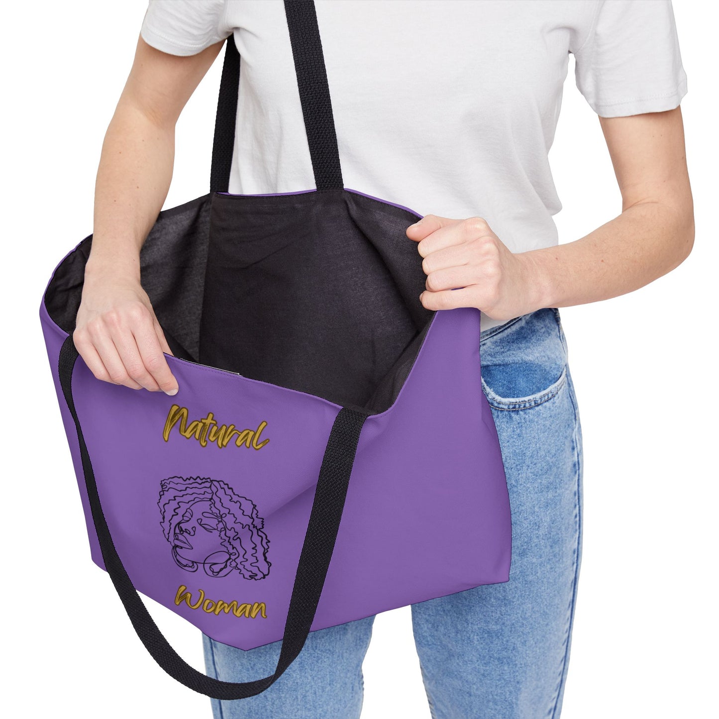 Natural Woman Naturally Me (BL) Weekender Tote Bag LIGHT PURPLE