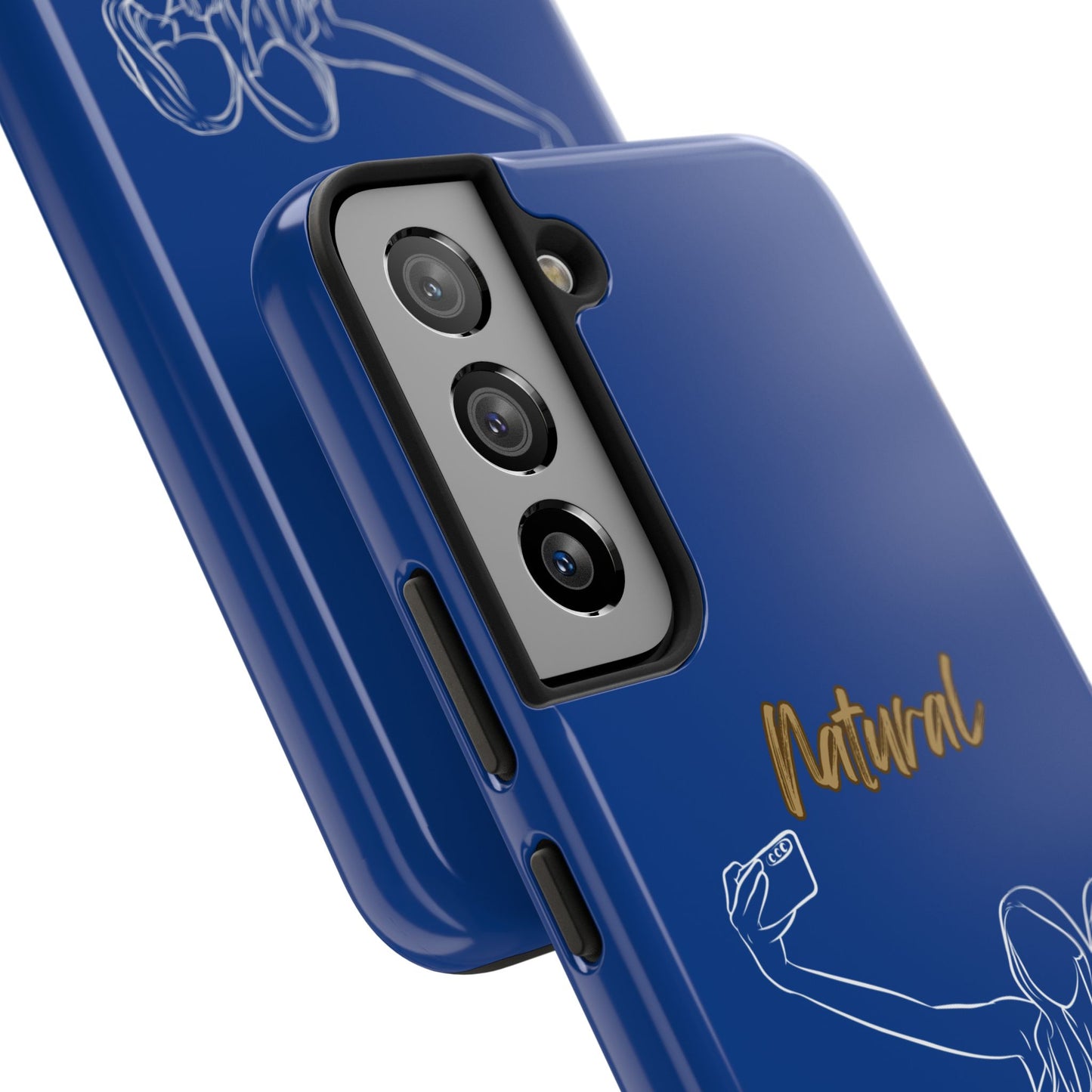 Natural Woman Friends Selfie (WL)Tough Phone Cases DARK BLUE