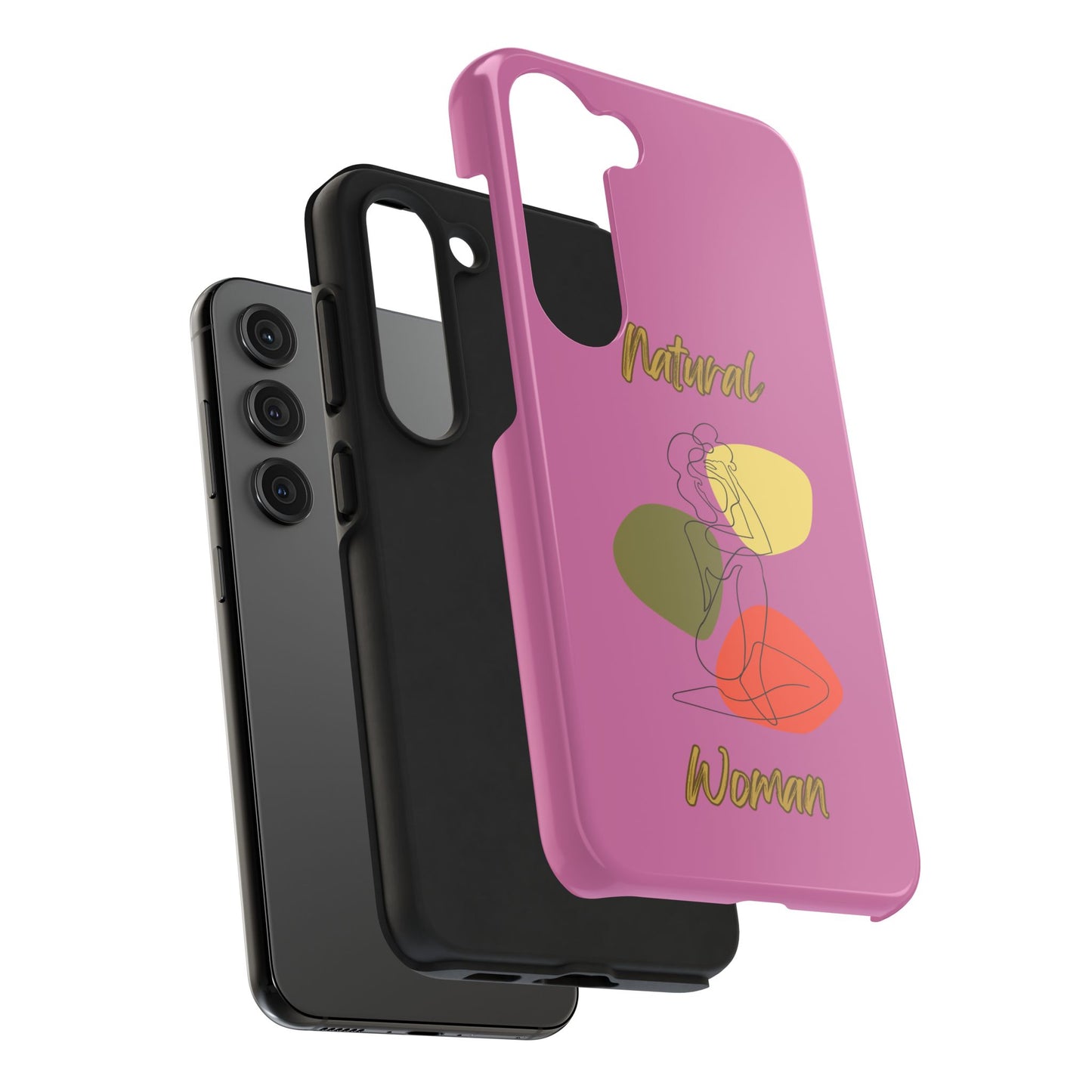 Natural Woman Colorful Pose (BL)Tough Phone Cases LIGHT PINK