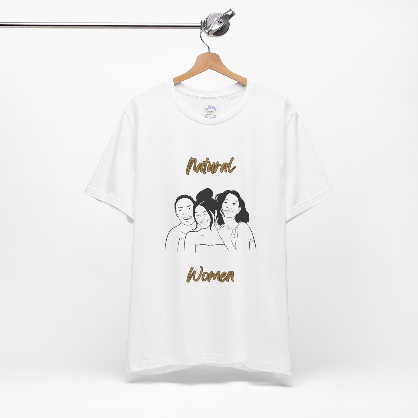 Natural Woman Laughing Friends (BL) Short Sleeve T-Shirt