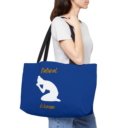 Natural Woman Pray (WL) Weekender Tote Bag DARK BLUE
